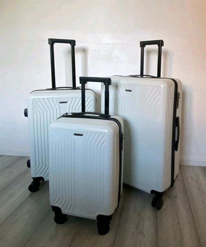 Luggage Set 3, ABS Hard Shell Lightweight Travel Suitcase Set Spinner Wheels - Image 3 of 4
