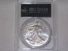 2021 - PCGS MS70 AMERICAN SILVER EAGLE 1 OZ * FIRST STRIKE *TYPE 2 *Black Label*