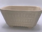 Vintage Brush McCoy USA Cream Rectangular Planter Midcentury Modern C-111-6