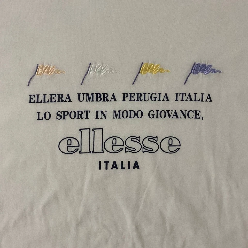 Vintage Ellesse men white tshirt  - Image 3 of 4