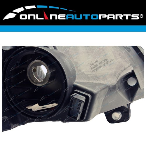 LH Black Headlight for Holden Commodore VE SERIES II 2 9/2010-13 Left Passenger - Picture 6 of 7