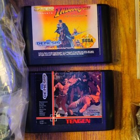 Sega Genesis Lot Bundle 3 Games Controller Cables Ready to Play VG+