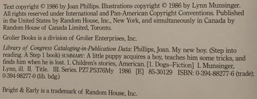 Lot Of 2; Bright and Early Books GOOD: In A Set Berenstain’s A Book & My New Boy - Picture 20 of 22