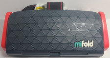 MIFOLD Grab  Go Portable Compact Car Booster Child Seat Gray Black Red