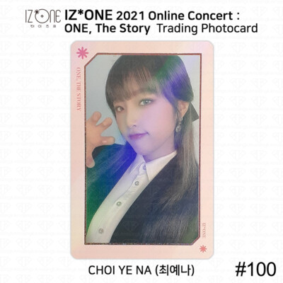 IZ*ONE 2021 One The Story Online Concert Trading card