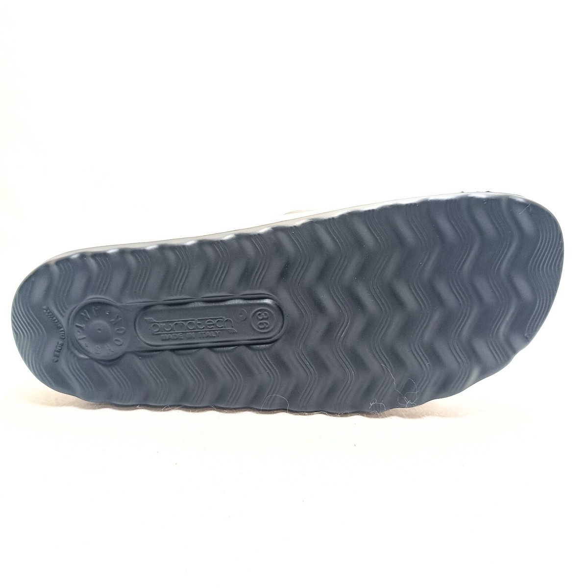 Ciabatte Donna Fly Flot Made In Italy Regolabili Con Fibbie Sottopiede In Pelle