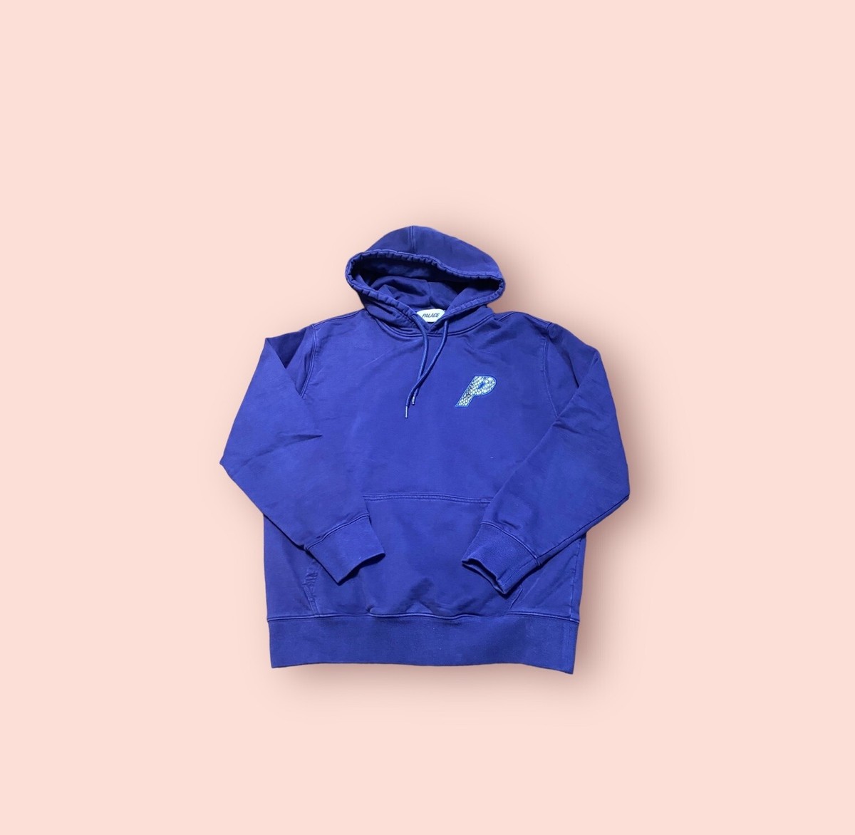 PALACE P-3 Snake Applique Hood Hoodie Navy RARE Authentic | eBay