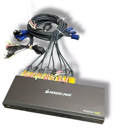 IOGEAR MiniView Ultra+ GCS1758 - Commutateur KVM / Audio - 8 ports - TESTÉ !!