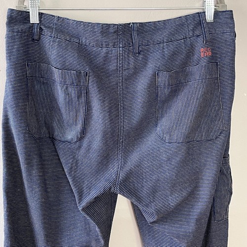 Paul Smith RED EAR Hose Pants Navy Yarn Dyed Indigo Hickory Stripes Gr. 32 - Bild 7 von 14