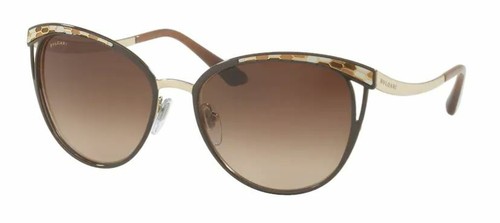 BULGARI BVLGARI SERPENTI 6083 56 2013013 OCCHIALI BROWN GOLD SHADED LENSES  SOLE | eBay