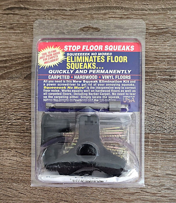Complete Squeeek No More Floor Repair Kit 3233 for Hardwood, Carpet, Linoleum!