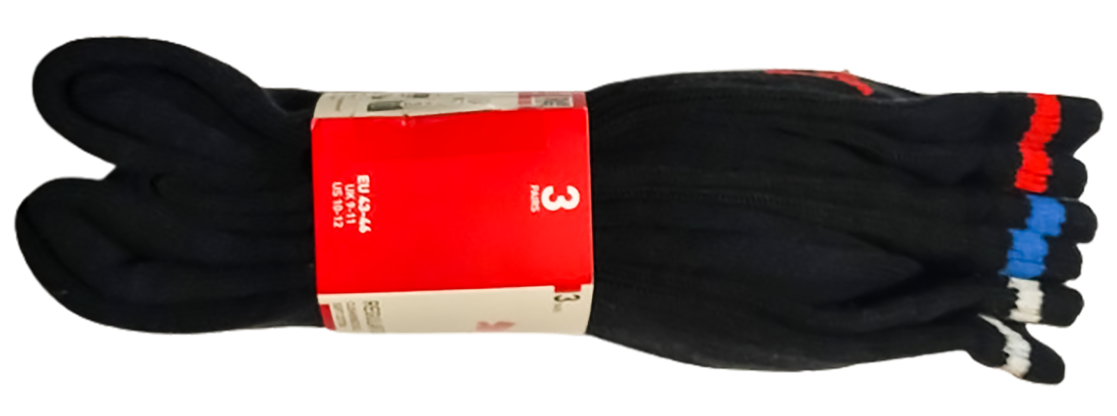 SAOLA Calze Uomo Crew Confezione 3 Suola Imbottita Morbido Cotone EU 43 46 per Comfort e Supporto