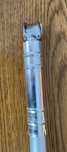 VINTAGE SILCA IMPERO BICYCLE FRAME PUMP, SILVER, 46 CM UNCOMPRESSED, SILCA HEAD - 第 5/5 張圖片