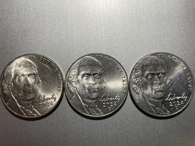 ¡Nuevos rollos de níquel Jefferson OBW HOT! ¡¡Puede contener raro 2024!!  Every 7th Roll GRATIS Foto 3 de 4