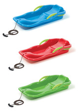 Schlitten RACE Schneegleiter Kinderschlitten mit Bremsen und Seil Kunststoffrode