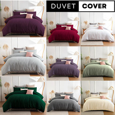 Image of Duvet Cover Bedding Sets With Pillow Cases Single Double King Size Quilt Covers