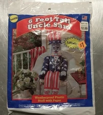 Vintage Sun Hill 6’ Life Size Uncle Sam July 4th Patriotic Weatherproof Outdoor
