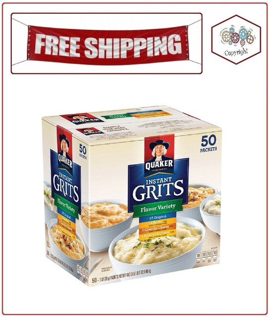 Quaker Instant Grits Flavor Variety Pack (50 ct.) eBay