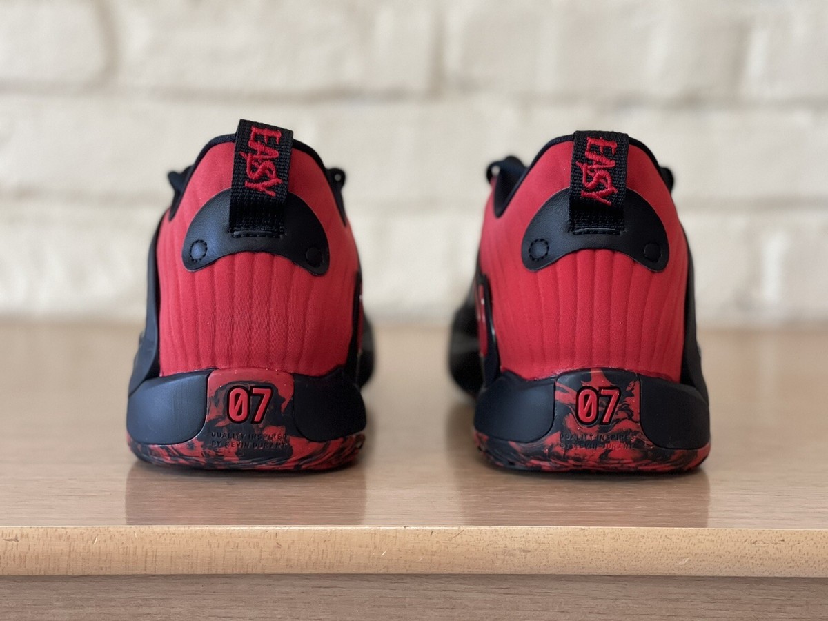 Nike KD15 Bred Black University Red Basketball Shoes DC1975