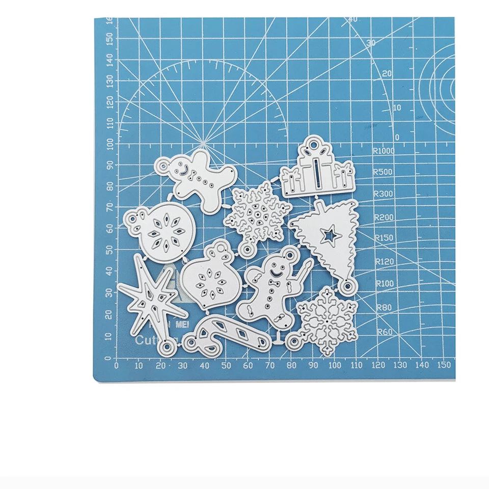Weihnachten Zubehör Stencil Cutting Dies Scrapbooking Stanzschablone Album Karte - Bild 2 von 2