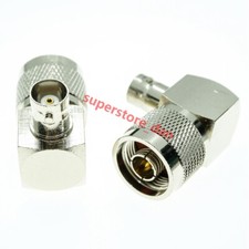 1Pcs N type male plug to BNC female jack right angle 90  RF adapter connector