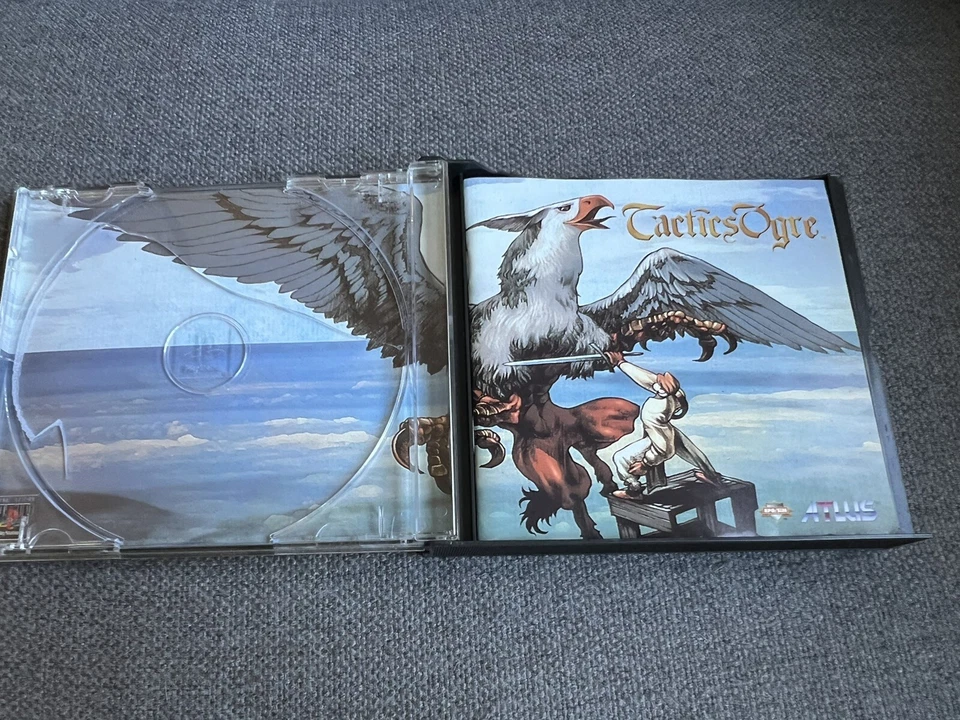 PS1 1998 Playstation Tactics Ogre completo en caja original con tarjeta de registro Foto 2 de 4