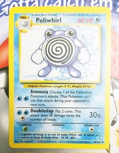 Pokemon Cards - Poliwhirl #38/102 BASE Set NM+ (1999) | eBay