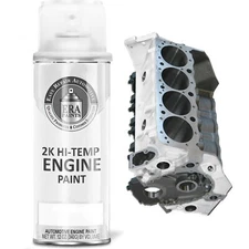 ERA Paints 2K White Engine Paint Hi-Temp Resistance, Extreme Durability