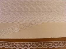 Flat Lace White - 25 metres 134 