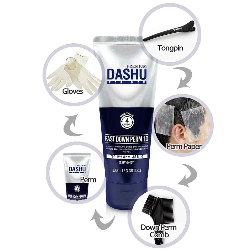 DASHU For Man Premium Fast Down Perm 10 100 g (Hecho en Corea) Foto 2 de 4