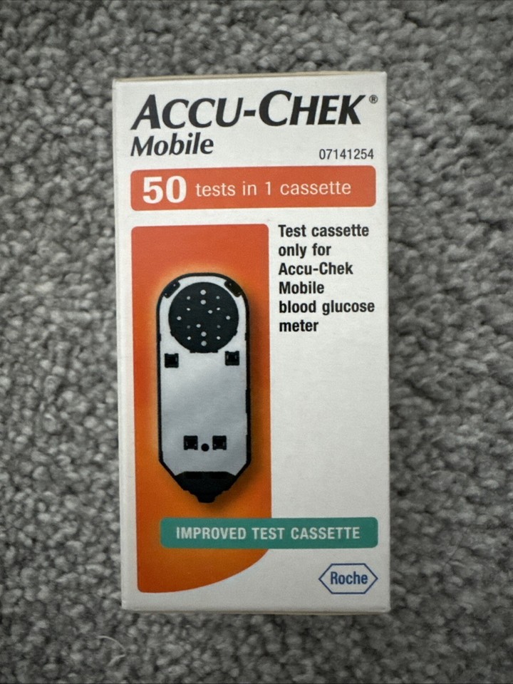 NEW Accu Chek Mobile Cassette 50 Test In One Cassette Date 02/2025
