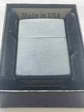 ZIPPO 2015 PLAIN MATTE BLACK LIGHTER IN  ORIGINAL BOX  W9