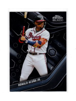 2023 Topps Chrome Black Ronald Acuna Jr. #49 - Atlanta Braves | eBay