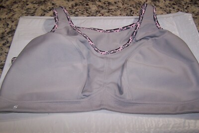 Glamorise Bra 46F Sports Bra Gu797 No Bounce Cami Sports Bra