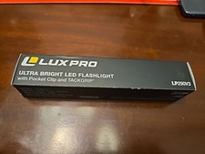 LUX PRO LP290V3 ULTRA BRIGHT LED FLASHLIGHT W/POCKET CLIP AND TACKGRIP NEW