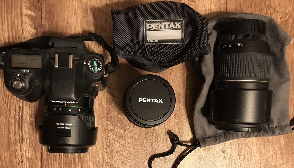 Pentax ist D 6.1MP Camera Kit W/ SMC DA 10-17 mm Fish Eye & Tamron