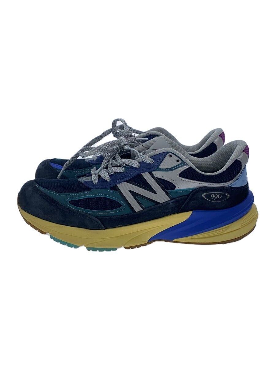 NEW BALANCE Low Top Sneakers 27cm Navy Action Bronson x 990V with 