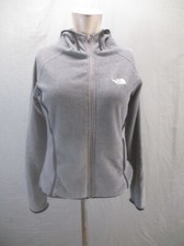 The North Face Size S Womens Gray Full Zip Pocket Hood Warm Athletic Jacket 098