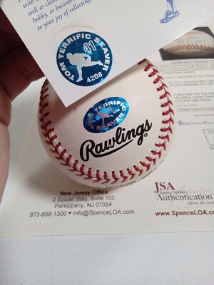 Tom Seaver Signed Inscribed 