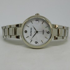 Kim Rogers Diamond KR8093SL Silver Tone Women's Watch Sz. 7 1/4" New Battery