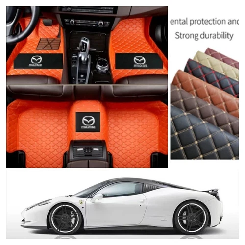 For Mazda All Models Car Floor Mats Waterproof Luxury Custom Carpets Cargo Liner - Imagen 6 de 37