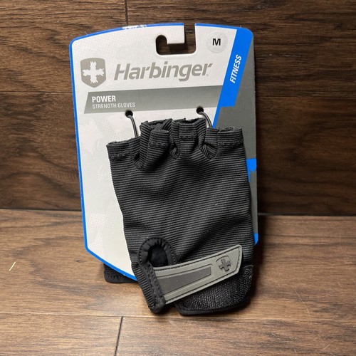 Harbinger Power Guanti Per Allenamento Unisex - Palma In Pelle Imbottita, Chiusura Regolabile - 4