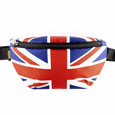SHUBA Art Bag Belt Gifts Adjustable Belt Bag Famous Art (Great Britain Flag)