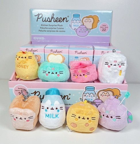 GUND Pusheen The Cat Series 22 Kitchen Blind Box Plush Keychain New - 第 1/20 張圖片