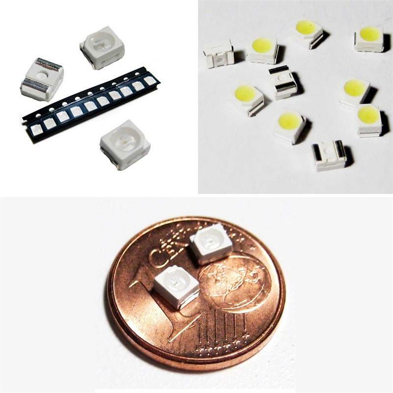 KQO 100 LED De Montaje En Superficie PLCC-2, Tamaño 3528 SMD SMT LED