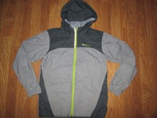 Boys COLUMBIA hooded nylon windbreaker jacket sz L Lg 14 - 16