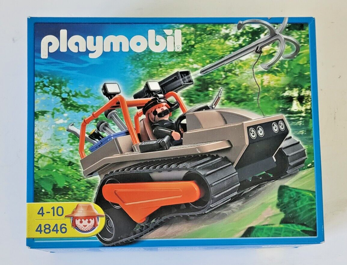 Mode d’emploi Playmobil set 4846 Adventure Véhicule à chenille et brigand