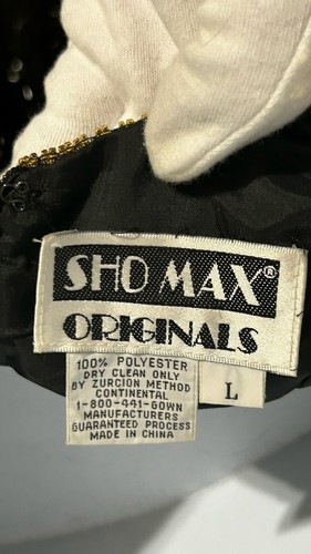 Sho Max Original Vestido de Fiesta Formal de Noche LG, Bodycon Sirena Espalda Alta abertura - Imagen 3 de 14