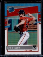 2020 Optic Retail Carolina Blue White Prizm #54 - Rated Rookies - Zac Gallen rc