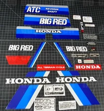 1984 84' Trike Big Red ATC 26p FULL Vintage autocollant Sticker Decal 200e 200es